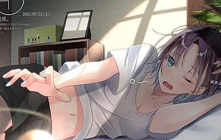 热门AI艺术 动漫 动漫女孩 电脑 高清壁纸 5016×3541