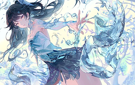 绝美灰乌鸦 电子游戏女孩 动漫 动漫女孩 连衣裙 电脑 手机壁纸 7680×4320