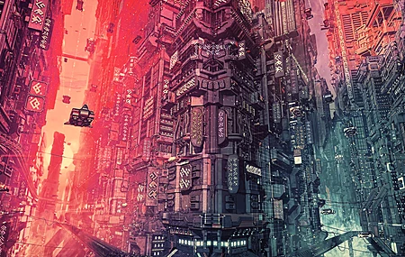 精选赛博朋克 未来主义 奇幻艺术 粉丝艺术 宇宙飞船 电脑 手机壁纸 3840×2160