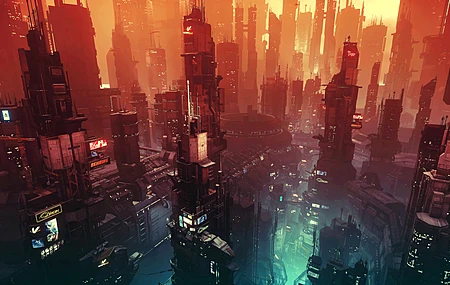 热门网络 科幻 AI艺术 概念艺术 赛博朋克 未来主义 电脑 4K壁纸 3840×2160