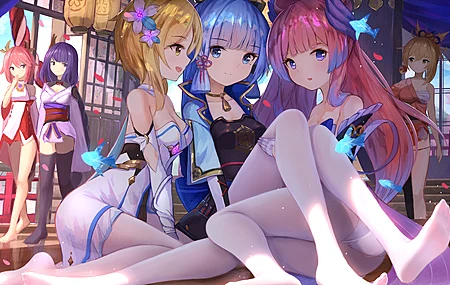 热门女性团体 动漫 动漫女孩 原神 电脑 高清壁纸 4093×2894