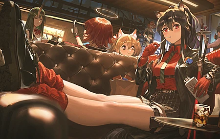 超清麒麟 腿 动漫 动漫女孩 电脑 壁纸 3893×2500