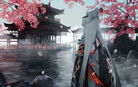 动漫 动漫女孩 宁光 原神 电脑 壁纸 5000×2812