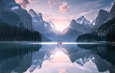 自然 风景 湖泊 山脉 森林 云 天空 摄影 电脑 高清壁纸 3840×2160