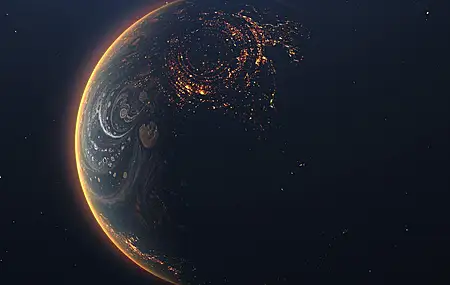空间 行星 空间艺术 AI艺术 电脑 4K高清壁纸 4096×3112