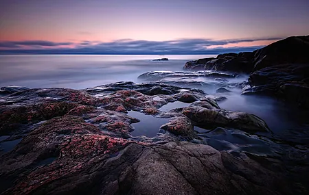 风景 云彩 长廊 大海 海滩 岩石 自然 电脑 4K高清壁纸 6016×4016