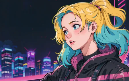 霓虹灯 黑夜 电脑 4K高清壁纸 3840×2160