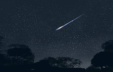 绝美星星 星空 流星 自然 夜晚 夜空 电脑 手机壁纸 5640×2400