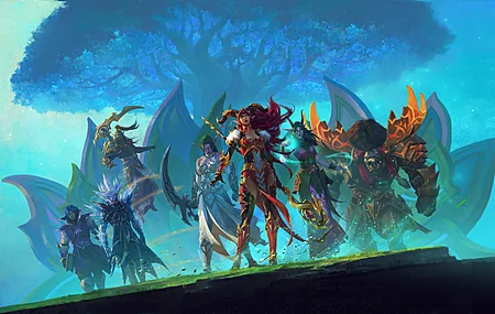 唯美魔兽 魔兽世界 游戏截图 游戏宣传 电脑 无水印壁纸 10922×6000