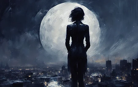 热门AI艺术 黑暗 夜空 科幻 电脑 手机壁纸 3840×2160