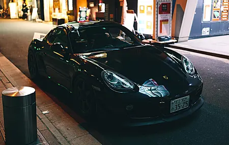 汽车 黑色 保时捷开曼 电脑 无水印壁纸 4096×2730