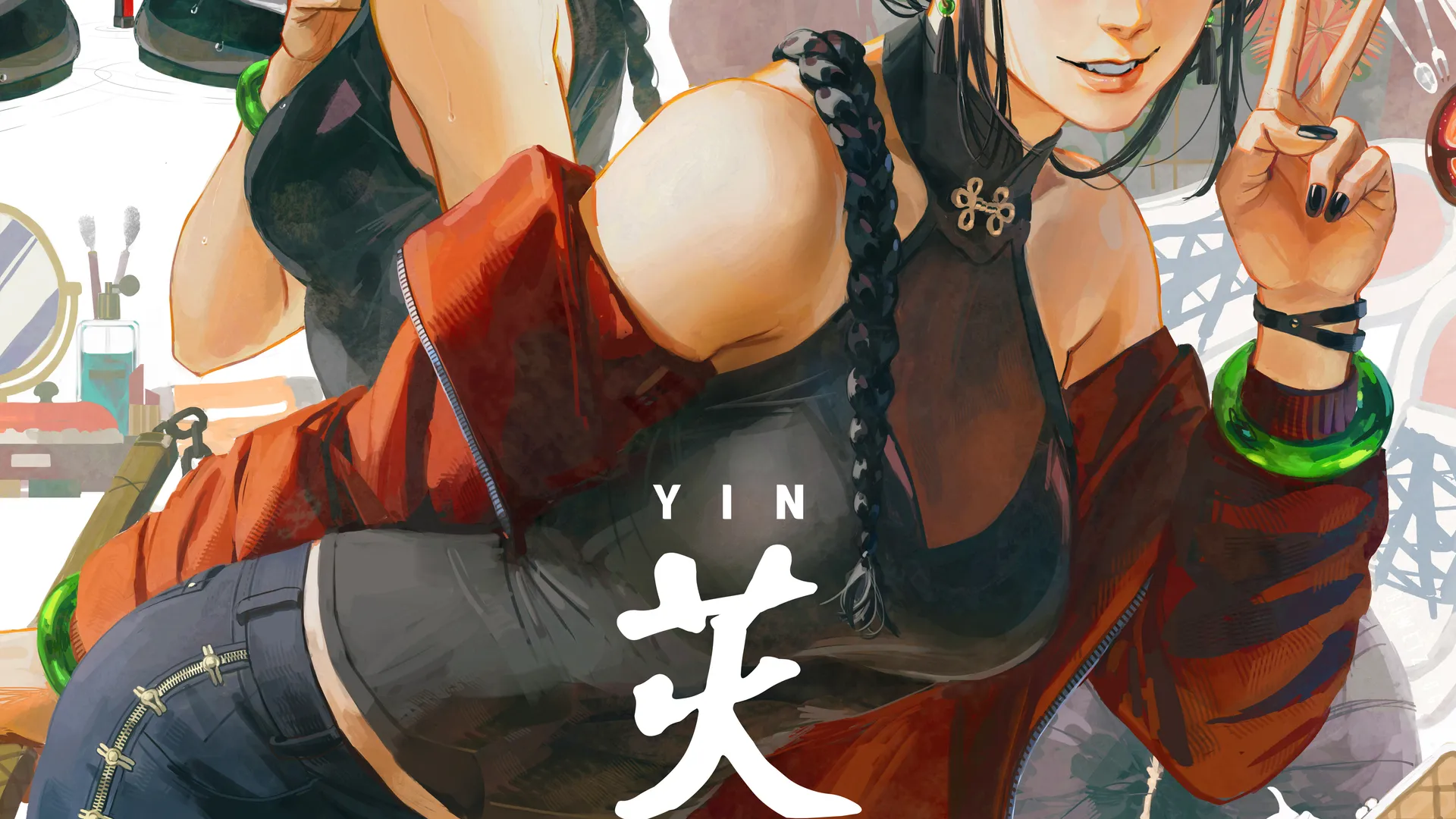 女性 虚构角色 原创角色 古伟兹 插图 绘画 手机 手机壁纸 5600×7000