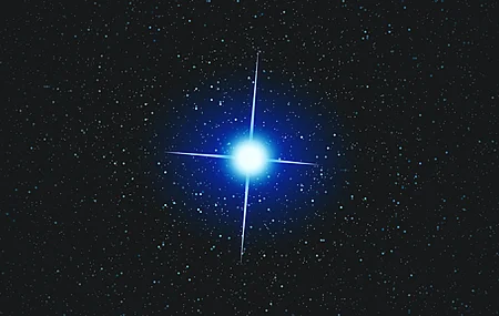 蓝色 星星 星空 天狼星 电脑贴纸 8 K贴纸 壁纸 7680×4320