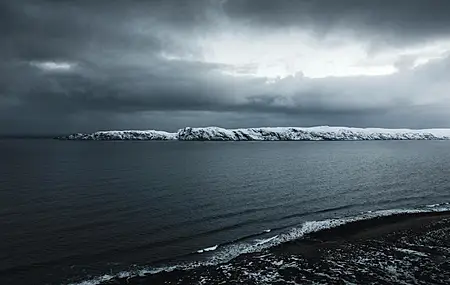 自然 雪 冬天 云 海 风景 悬崖 海岸 电脑 壁纸 3963×2972