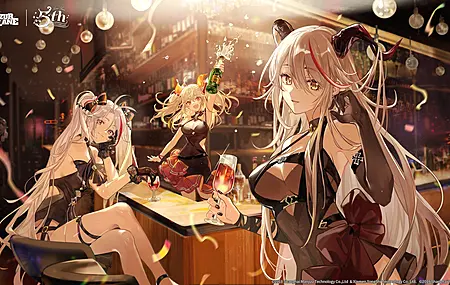 高清红眼睛 长发 白发 妇女 艺术品 插图 电脑 无水印壁纸 4096×2304