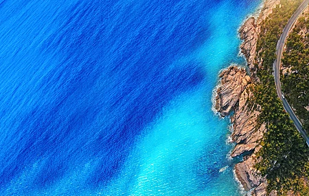 精选自然 景观 水 岩石 道路海滩 电脑 桌面壁纸 3840×2160