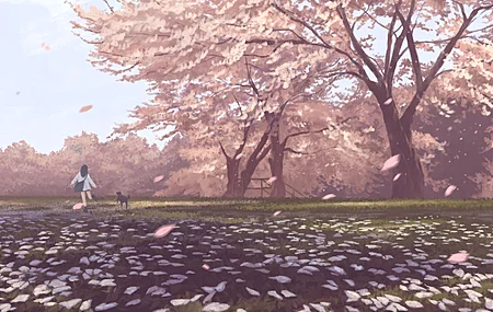 绚丽狗 树 数字艺术 艺术品 樱花树 樱花 电脑 手机壁纸 3840×2160