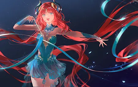 经典丝滑 魔法棒 微笑 动漫 动漫游戏 动漫女孩 电脑 桌面壁纸 4096×2304