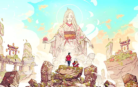 热门数字艺术 武士 熊猫 花卉 旅行者 电脑 高清壁纸 3840×2160