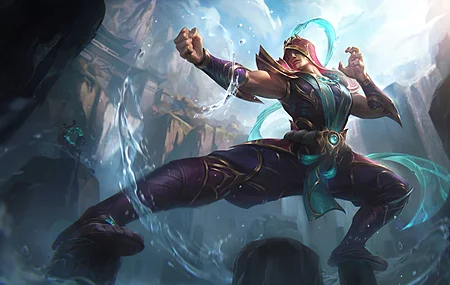 高清Lee Sin 英雄联盟 数字艺术 Riot Games 电子游戏 电脑 壁纸 7680×4320