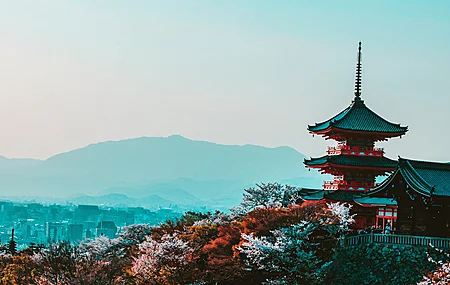文化 树木 寺庙 色彩缤纷 春天 自然 村庄 电脑 高清壁纸 3840×2560