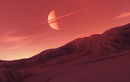 绚丽行星 风景 数字艺术 4K壁纸 3840×2160