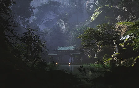 精选黑色神话 悟空 森林 自然 艺术品 壁纸 5120×2160
