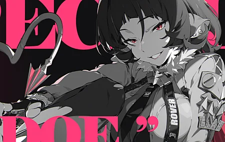 动漫 女孩 单色 Zero 兽耳 耳朵 手机壁纸 6528×3264