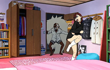 动漫 男孩 女孩 房间 衣柜 4K高清壁纸 4980×2802