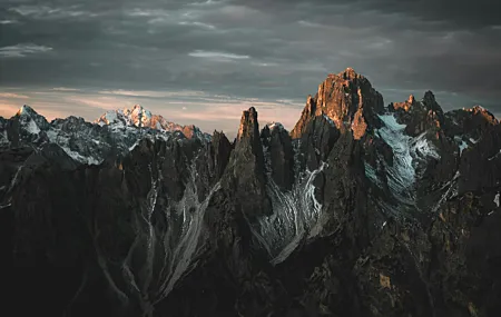 风景 雪 云 自然 山脉 桌面壁纸 6000×4000