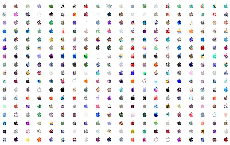 唯美苹果 macOS 计算机 徽标 数字艺术 丰富多彩 浅色背景 技术 高清壁纸 6016×3384