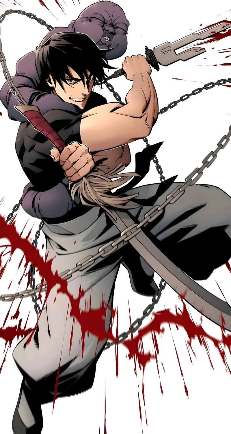 精选杀手 动漫 男 刀锋 肌肉 手机手机 高清壁纸 6444×8000