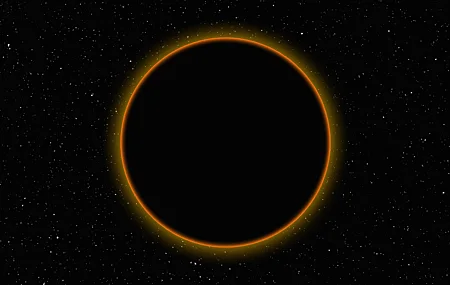 恒星 空间 月球 日食 高清壁纸 5760×3240