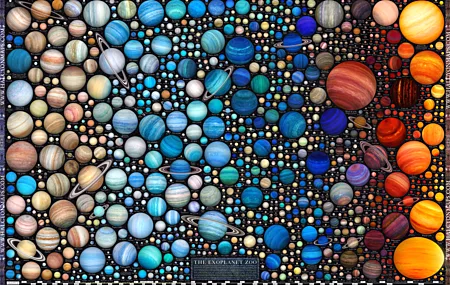 绚丽天文 图表 宇宙 彩色 地球 行星 空间 科学 行星环 壁纸 7100×4686