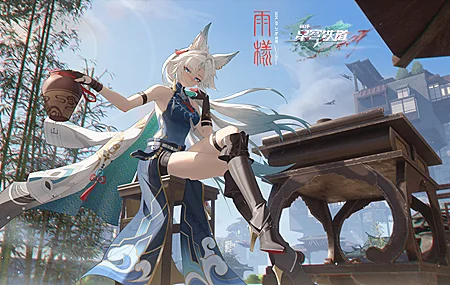 热门动漫 女孩 本岛 星轨 飞鸟 动物 耳朵 壁纸 3840×2160