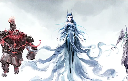 敖闰 敖钦 敖顺 带鱼屏哪吒 魔童闹海 2K 桌面壁纸 3440×1440