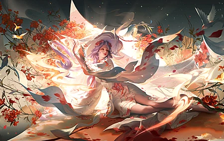 王昭君 同人 绘画王者荣耀 壁纸 3840×2160