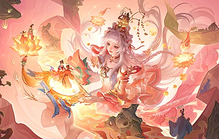 唯美王者荣耀 西施 情人节 皮肤 高清 海报 无水印壁纸 4235×2160