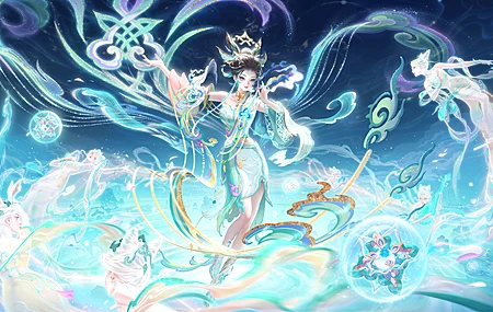 经典王者荣耀 蛇年 妲己 愿照众生 游戏 2K 手机壁纸 2880×1800