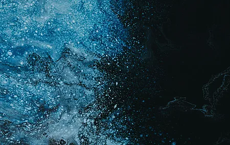 热门抽象 艺术品 流畅 蓝色 黑色 简单背景 高清壁纸 6000×4000
